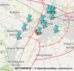 Mappa 35142 Padova PD, Italia (3.71167)
