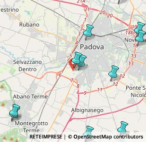 Mappa 35142 Padova PD, Italia (6.70133)