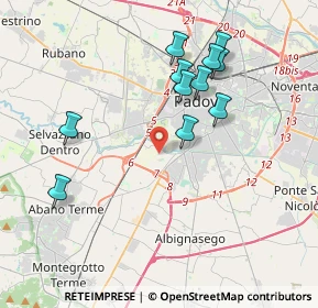 Mappa 35142 Padova PD, Italia (3.75364)