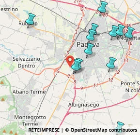 Mappa 35142 Padova PD, Italia (4.66333)