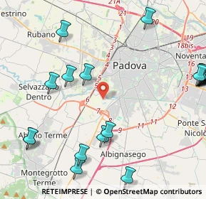 Mappa 35142 Padova PD, Italia (5.882)
