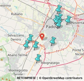 Mappa 35142 Padova PD, Italia (3.76182)