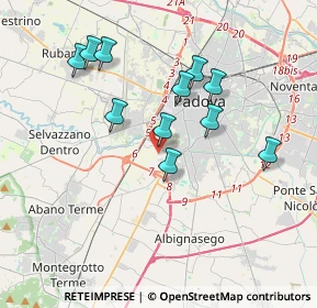 Mappa 35142 Padova PD, Italia (3.38909)