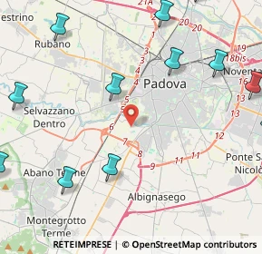 Mappa 35142 Padova PD, Italia (6.04417)