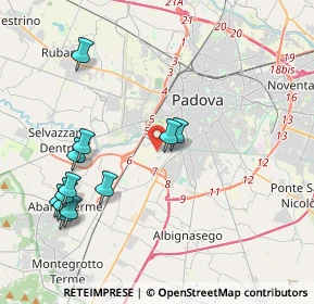 Mappa 35142 Padova PD, Italia (4.48333)