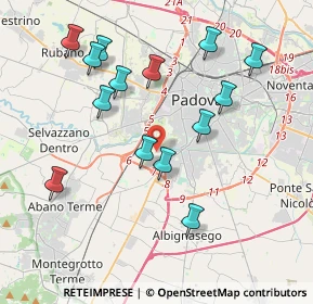 Mappa 35142 Padova PD, Italia (3.985)