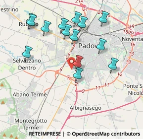 Mappa 35142 Padova PD, Italia (4.03786)