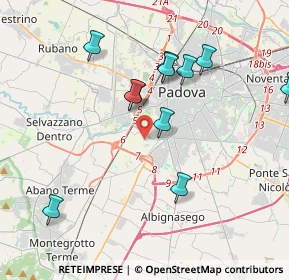 Mappa 35142 Padova PD, Italia (4.25667)
