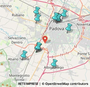 Mappa 35142 Padova PD, Italia (3.82538)