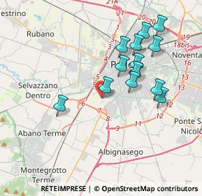 Mappa 35142 Padova PD, Italia (3.53923)