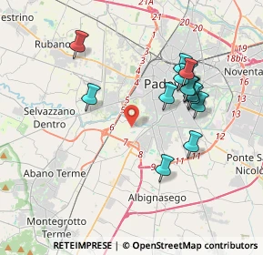 Mappa 35142 Padova PD, Italia (3.57857)