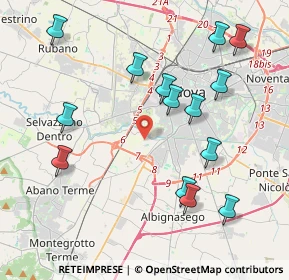 Mappa 35142 Padova PD, Italia (4.39357)
