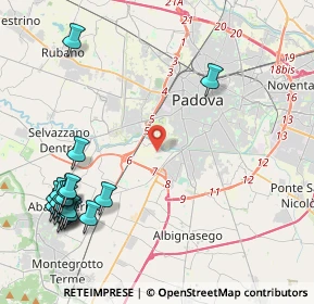 Mappa 35142 Padova PD, Italia (5.671)