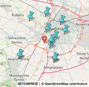 Mappa 35142 Padova PD, Italia (3.41833)