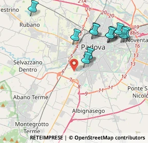 Mappa 35142 Padova PD, Italia (4.09231)