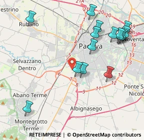 Mappa 35142 Padova PD, Italia (4.74333)