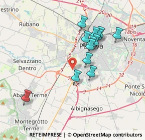 Mappa 35142 Padova PD, Italia (3.32923)