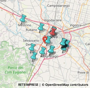 Mappa 35142 Padova PD, Italia (5.33556)