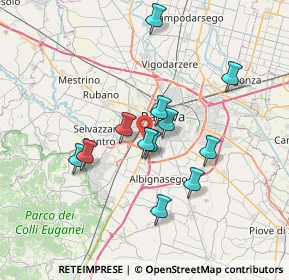 Mappa 35142 Padova PD, Italia (6.03833)