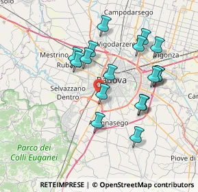 Mappa 35142 Padova PD, Italia (6.93941)