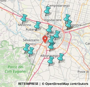 Mappa 35142 Padova PD, Italia (6.83143)