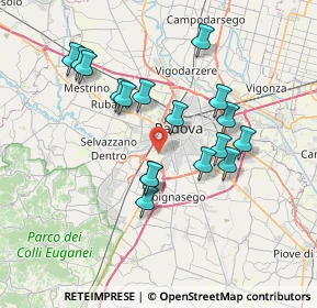 Mappa 35142 Padova PD, Italia (6.67588)