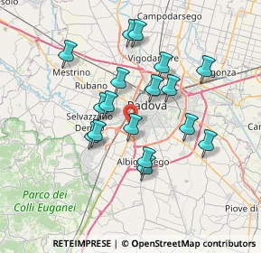 Mappa 35142 Padova PD, Italia (6.28118)