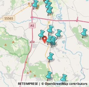 Mappa Via Romanello, 10090 Romano Canavese TO, Italia (5.019)