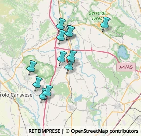 Mappa 10019 Strambino TO, Italia (6.61333)