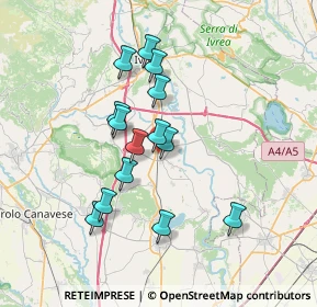 Mappa 10019 Strambino TO, Italia (6.11429)