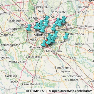 Mappa Via Basento, 20098 San Giuliano Milanese MI, Italia (11.2885)