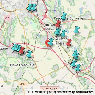 Mappa Via Basento, 20098 San Giuliano Milanese MI, Italia (4.779)