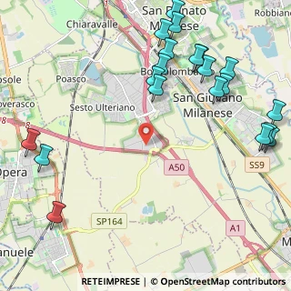 Mappa Via Basento, 20098 San Giuliano Milanese MI, Italia (2.8315)