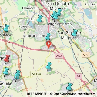 Mappa Via Basento, 20098 San Giuliano Milanese MI, Italia (3.5305)