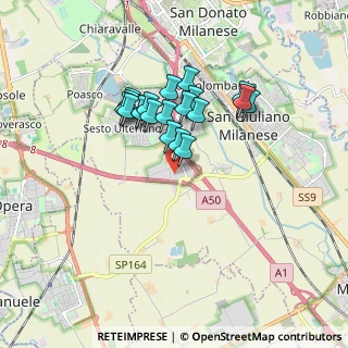 Mappa Via Basento, 20098 San Giuliano Milanese MI, Italia (1.4015)