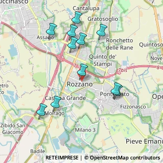 Mappa Via Fiordalisi, 20089 Rozzano MI, Italia (2.06455)