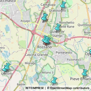 Mappa Via Fiordalisi, 20089 Rozzano MI, Italia (3.401)