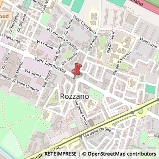 Mappa Via Lombardia, 25, 20089 Rozzano, Milano (Lombardia)