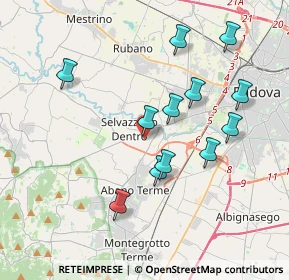 Mappa Via Cristoforo Colombo, 35030 Selvazzano Dentro PD, Italia (3.63)