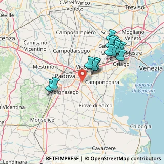 Mappa Via XI Febbraio, 35020 Saonara PD, Italia (13.74882)