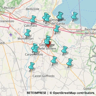 Mappa Via Walter Gnutti, 46043 Castiglione delle Stiviere MN, Italia (7.635)