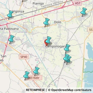Mappa Via Paolo Borsellino, 30030 Fossò VE, Italia (5.77545)