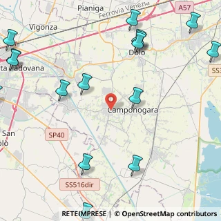 Mappa Via Paolo Borsellino, 30030 Fossò VE, Italia (6.36063)