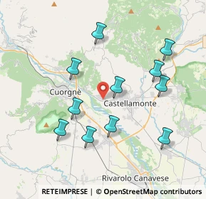 Mappa Via della Chiesa, 10081 Castellamonte TO, Italia (3.78545)