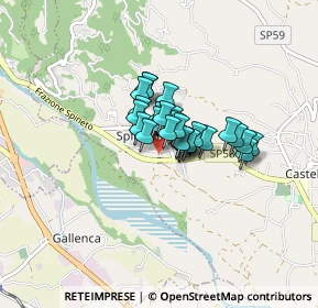 Mappa Via della Chiesa, 10081 Castellamonte TO, Italia (0.42414)