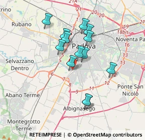 Mappa Via Marostica, 35142 Padova PD, Italia (3.02)
