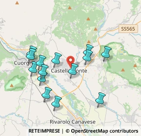 Mappa , 10081 Castellamonte TO, Italia (3.58786)