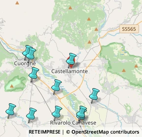 Mappa , 10081 Castellamonte TO, Italia (5.19636)
