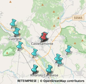 Mappa , 10081 Castellamonte TO, Italia (4.13647)