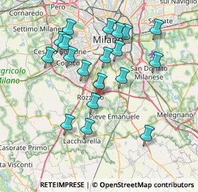 Mappa Mazzocchi Buozzi[ROZZANO], 20089 Rozzano MI, Italia (7.27)